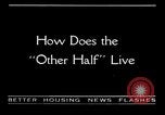 Image of community housing United States USA, 1936, second 1 stock footage video 65675031482