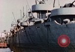 Standbild Building Liberty Schiffe Sausalito California USA, 1944, aus Sekunde 34 historischem Filmmaterial Videoclip 65675031500