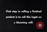 Image of Steel rolling mill United States USA, 1943, second 6 stock footage video 65675031508