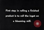 Image of Steel rolling mill United States USA, 1943, second 7 stock footage video 65675031508