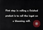 Image of Steel rolling mill United States USA, 1943, second 12 stock footage video 65675031508