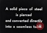 Standbild Produktion von nahtlosen Rohren United States USA, 1943, aus Sekunde 4 historischem Filmmaterial Videoclip 65675031515