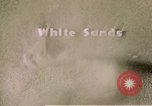 Immagine di White Sands National Monument Alamogordo New Mexico USA, 1945, secondo 8 filmato di repertorio 65675031541