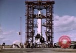 Standbild V-2 Rakete Alamogordo New Mexico USA, 1945, aus Sekunde 18 historischem Filmmaterial Videoclip 65675031545