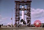 Standbild V-2 Rakete Alamogordo New Mexico USA, 1945, aus Sekunde 22 historischem Filmmaterial Videoclip 65675031545
