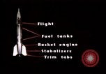 Standbild V-2 Rakete Alamogordo New Mexico USA, 1945, aus Sekunde 46 historischem Filmmaterial Videoclip 65675031545