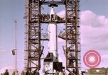 Standbild V-2 Rakete Alamogordo New Mexico USA, 1945, aus Sekunde 57 historischem Filmmaterial Videoclip 65675031545