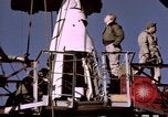Standbild V-2 Rakete Alamogordo New Mexico USA, 1945, aus Sekunde 60 historischem Filmmaterial Videoclip 65675031545