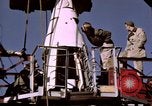 Standbild V-2 Rakete Alamogordo New Mexico USA, 1945, aus Sekunde 62 historischem Filmmaterial Videoclip 65675031545