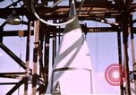 Standbild V-2 Rakete Alamogordo New Mexico USA, 1945, aus Sekunde 12 historischem Filmmaterial Videoclip 65675031546