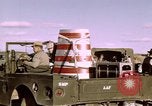 Standbild V-2 Rakete Alamogordo New Mexico USA, 1945, aus Sekunde 13 historischem Filmmaterial Videoclip 65675031546