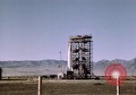Standbild V-2 Rakete Alamogordo New Mexico USA, 1945, aus Sekunde 33 historischem Filmmaterial Videoclip 65675031547
