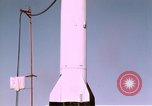 Standbild V-2 Rakete Alamogordo New Mexico USA, 1945, aus Sekunde 20 historischem Filmmaterial Videoclip 65675031548