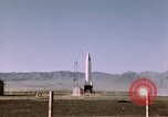 Standbild V-2 Rakete Alamogordo New Mexico USA, 1945, aus Sekunde 47 historischem Filmmaterial Videoclip 65675031548