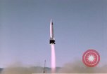 Standbild V-2 Rakete Alamogordo New Mexico USA, 1945, aus Sekunde 49 historischem Filmmaterial Videoclip 65675031548