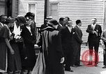 Image of Well dressed African-Americans waiting at a school near a Tennessee Emergency relief camp Tennessee USA, 1936, second 7 stock footage video 65675031562