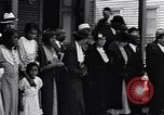 Image of Well dressed African-Americans waiting at a school near a Tennessee Emergency relief camp Tennessee USA, 1936, second 21 stock footage video 65675031562