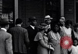 Image of Well dressed African-Americans waiting at a school near a Tennessee Emergency relief camp Tennessee USA, 1936, second 24 stock footage video 65675031562
