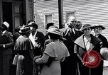 Image of Well dressed African-Americans waiting at a school near a Tennessee Emergency relief camp Tennessee USA, 1936, second 34 stock footage video 65675031562