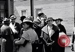 Image of Well dressed African-Americans waiting at a school near a Tennessee Emergency relief camp Tennessee USA, 1936, second 35 stock footage video 65675031562