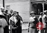 Image of Well dressed African-Americans waiting at a school near a Tennessee Emergency relief camp Tennessee USA, 1936, second 38 stock footage video 65675031562