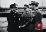 Image of German Army officers visit a Kriegsmarine base Germany, 1944, second 8 stock footage video 65675031600