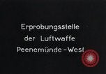 Image of V-1 catapult tests Peenemunde Germany, 1943, second 1 stock footage video 65675031609