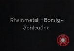 Image of acceleration testing V-1 missile Peenemunde Germany, 1943, second 33 stock footage video 65675031610