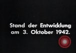 Standbild A-4 Modell der V-2 Rakete Peenemunde Deutschland, 1942, aus Sekunde 24 historischem Filmmaterial Videoclip 65675031611