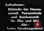 Standbild A-4 Modell der V-2 Rakete Peenemunde Deutschland, 1942, aus Sekunde 29 historischem Filmmaterial Videoclip 65675031611