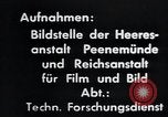 Standbild A-4 Modell der V-2 Rakete Peenemunde Deutschland, 1942, aus Sekunde 30 historischem Filmmaterial Videoclip 65675031611