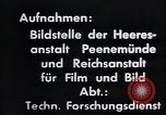 Standbild A-4 Modell der V-2 Rakete Peenemunde Deutschland, 1942, aus Sekunde 31 historischem Filmmaterial Videoclip 65675031611