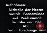 Standbild A-4 Modell der V-2 Rakete Peenemunde Deutschland, 1942, aus Sekunde 38 historischem Filmmaterial Videoclip 65675031611