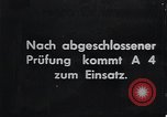 Standbild A-4 Rakete Peenemunde Deutschland, 1942, aus Sekunde 1 historischem Filmmaterial Videoclip 65675031612