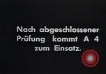 Standbild A-4 Rakete Peenemunde Deutschland, 1942, aus Sekunde 4 historischem Filmmaterial Videoclip 65675031612