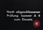 Standbild A-4 Rakete Peenemunde Deutschland, 1942, aus Sekunde 6 historischem Filmmaterial Videoclip 65675031612