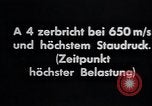 Standbild A-4 Rakete Peenemunde Deutschland, 1942, aus Sekunde 6 historischem Filmmaterial Videoclip 65675031613