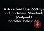 Standbild A-4 Rakete Peenemunde Deutschland, 1942, aus Sekunde 14 historischem Filmmaterial Videoclip 65675031613