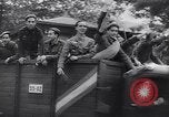 Standbild Blue Division spanische Soldaten Madrid Spanien, 1942, aus Sekunde 15 historischem Filmmaterial Videoclip 65675031637