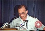 Immagine di American Air Force Officer parla di diritti umani in Nicaragua Nicaragua, 1983, secondo 34 filmato di repertorio 65675031643