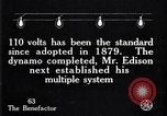 Standbild Glühlampe United States USA, 1923, aus Sekunde 58 historischem Filmmaterial Videoclip 65675031661