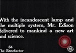 Standbild Glühlampe United States USA, 1923, aus Sekunde 6 historischem Filmmaterial Videoclip 65675031662