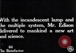 Standbild Glühlampe United States USA, 1923, aus Sekunde 7 historischem Filmmaterial Videoclip 65675031662