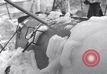 Image of Japanese light cruiser covered in ice Aleutians, 1942, second 36 stock footage video 65675031673
