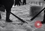 Image of Sailors chop ice from Japanese light cruiser Aleutians, 1942, second 5 stock footage video 65675031675