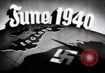 Image of Hitler planning invasion of England Paris France, 1940, second 42 stock footage video 65675031679
