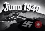 Image of Hitler planning invasion of England Paris France, 1940, second 45 stock footage video 65675031679