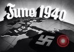 Image of Hitler planning invasion of England Paris France, 1940, second 46 stock footage video 65675031679