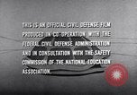 Standbild Zivilschutz United States USA, 1955, aus Sekunde 54 historischem Filmmaterial Videoclip 65675031691