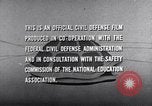 Standbild Zivilschutz United States USA, 1955, aus Sekunde 55 historischem Filmmaterial Videoclip 65675031691